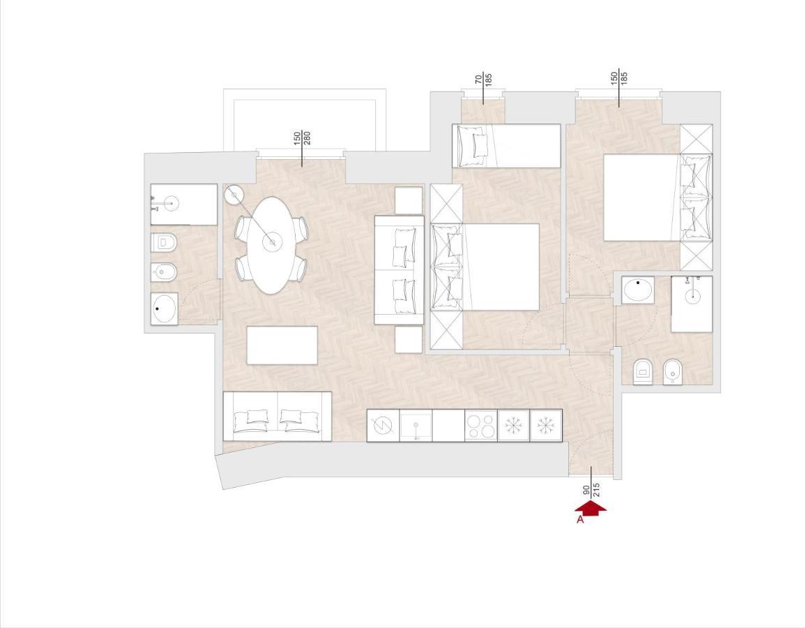 Marcora 6 V Luxury Living Lägenhet Milano Exteriör bild